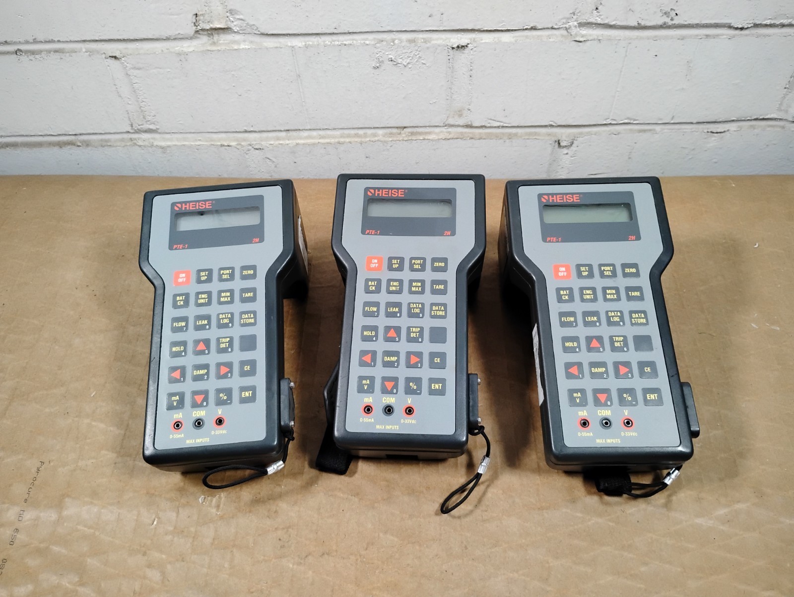Three - Heise PTE-1 Handheld Pressure Calibrators - UNTESTED SURPLUS
