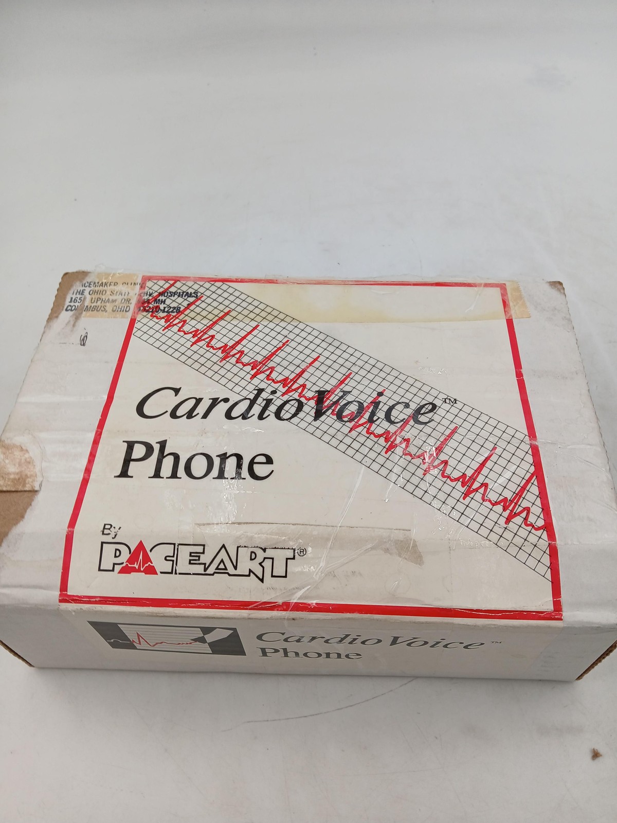 Paceart CardioVoice Phone Transtelephonic Heart Monitor System Device White