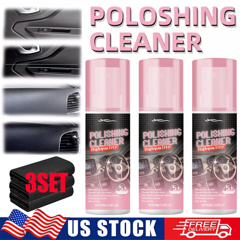 3X Polishing Cleaner Car Interior, Car Interior Detailer and Cleaner 100ml 2026