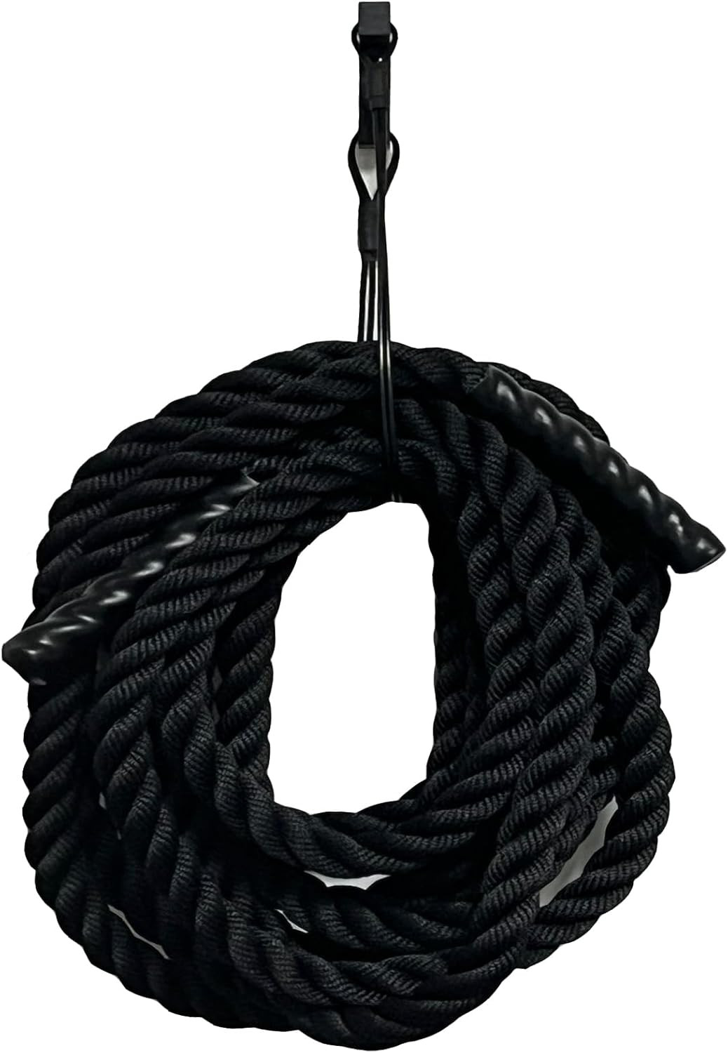 Exercise Rope Storage Hanger, Wall-Mounted Heavy Duty Metal Battle Rope Storage