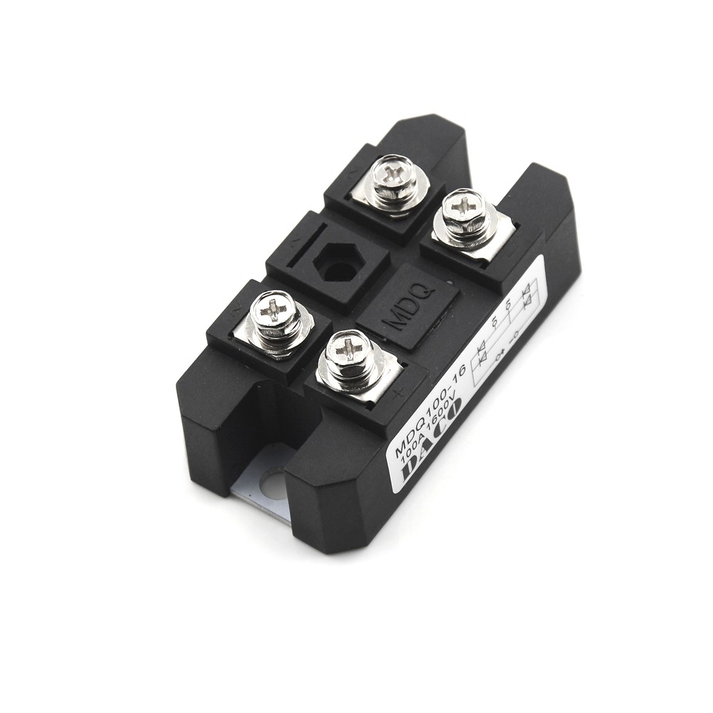 1PC MDQ 100A Amp 1600V Volt Single 1 Phase Diode Metal Case Bridge Rectifier.zo