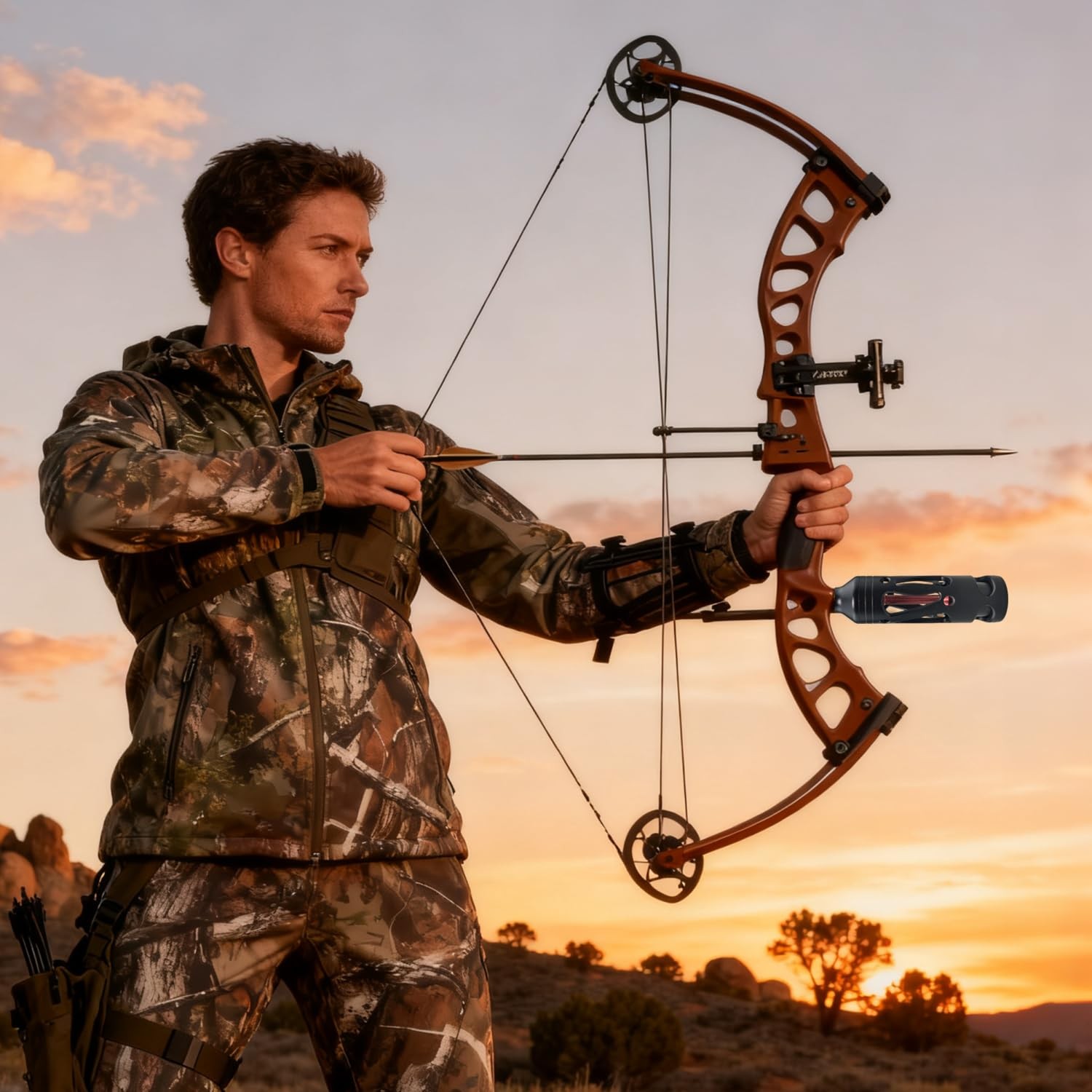 Compound Bow Stabilizer CNC Machined Vibration Dampener for Archery & Hunting...