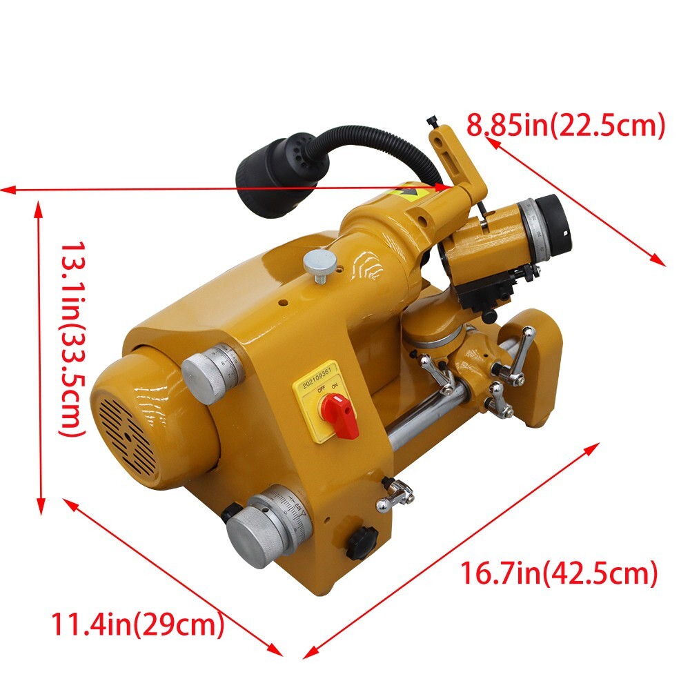 R8 Collet Multi-functional End Mill Grinder Sharpener U2 Universal Knife Grinder