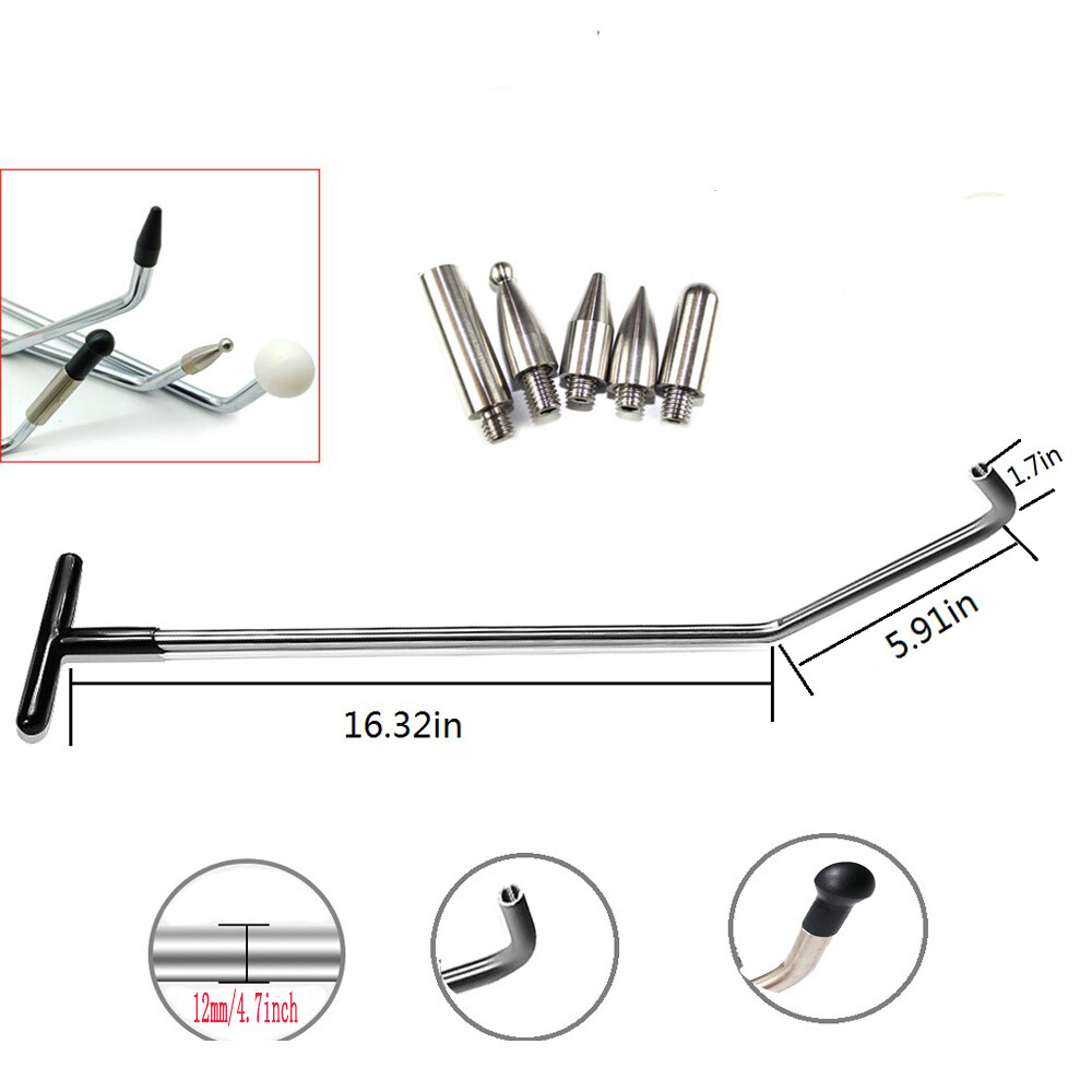 Paintless dent repair tool pdr Dent removal tool Bullet tip Stainless steel