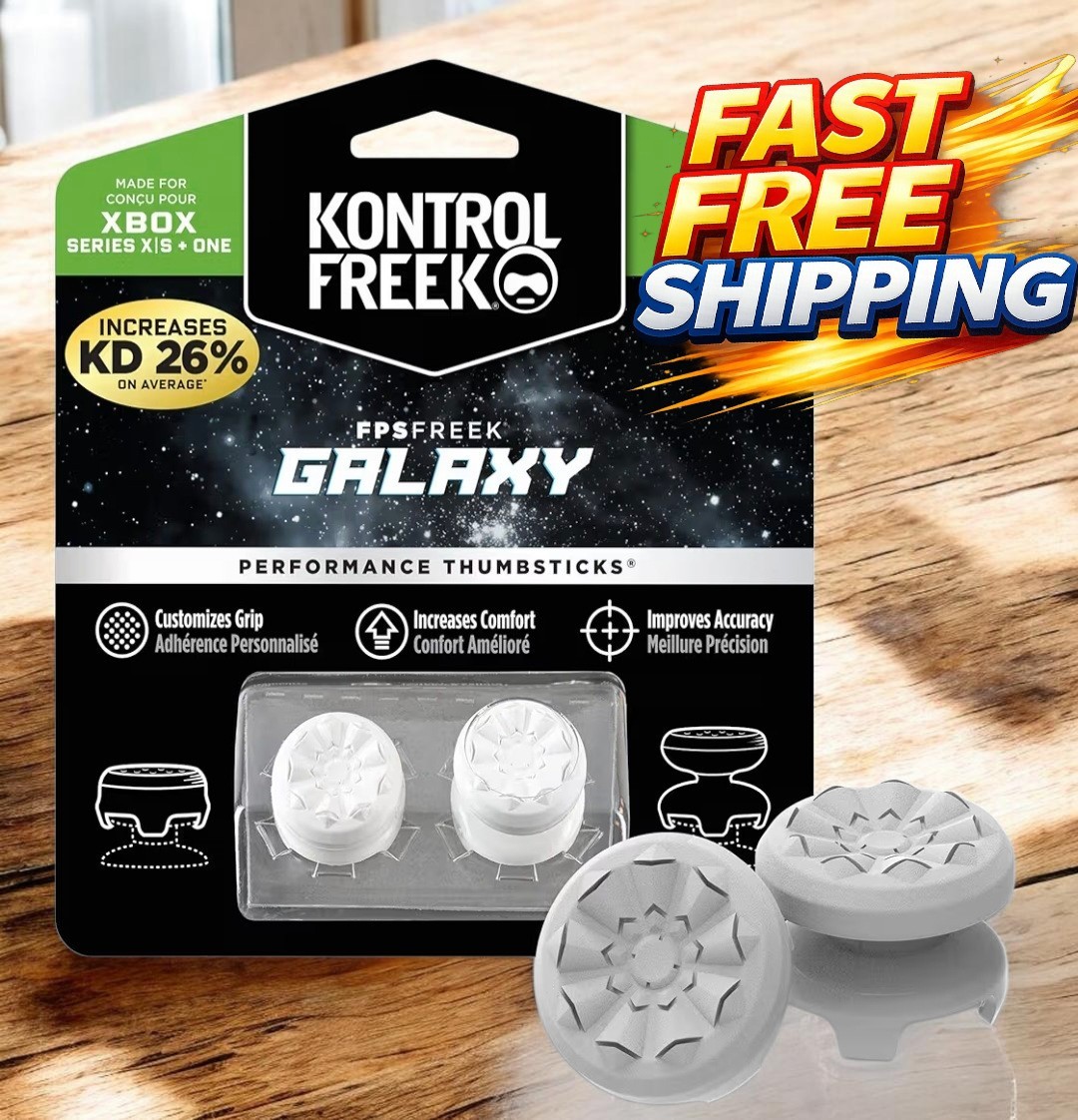 New KontrolFreek FPS Freek Galaxy White Xbox One and Xbox Series X/S Controller