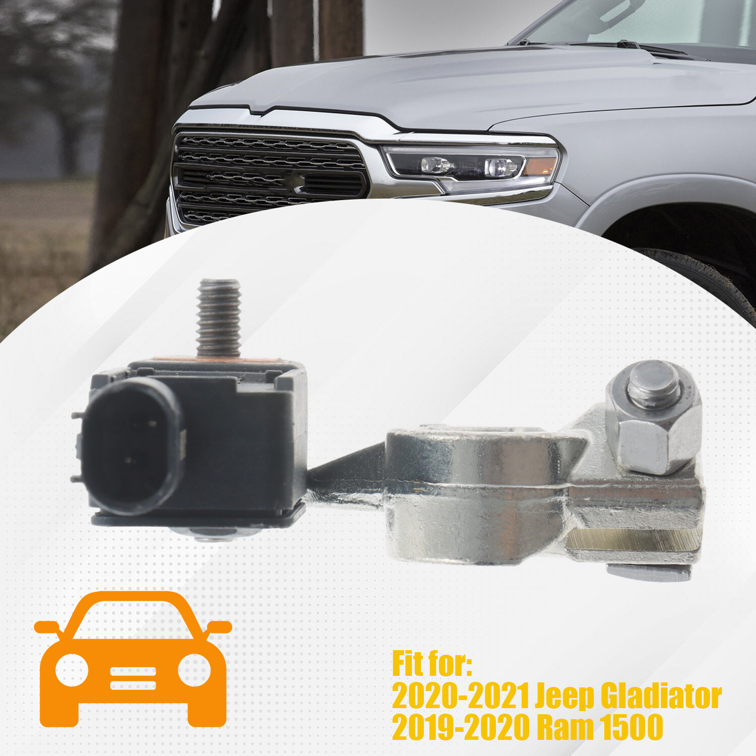 Black Battery Sensor Replace Fit for Jeep Gladiator Ram 1500 68289207AC