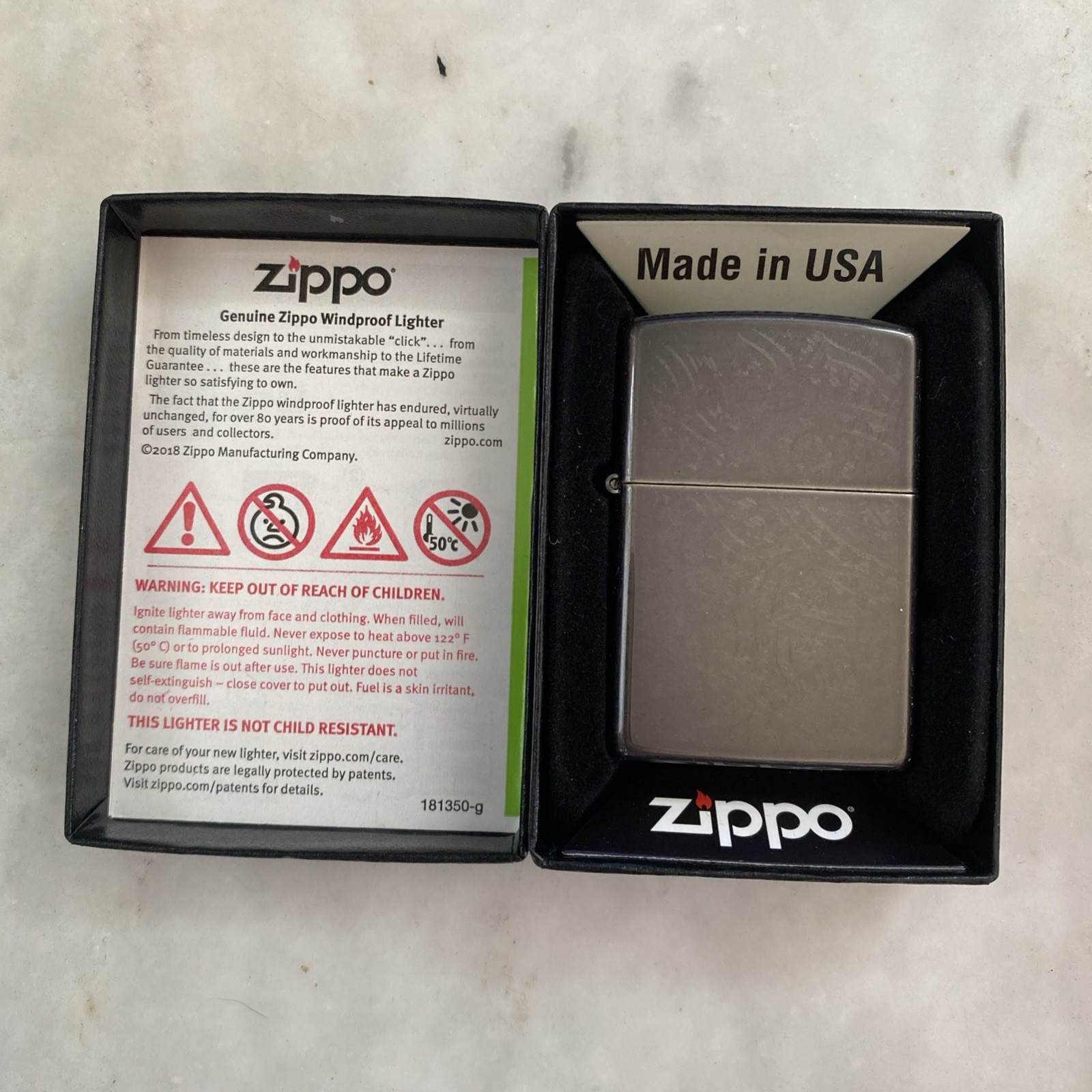 Zippo lighter Iced Paisley 29431 Bradford PA USA genuine new with box