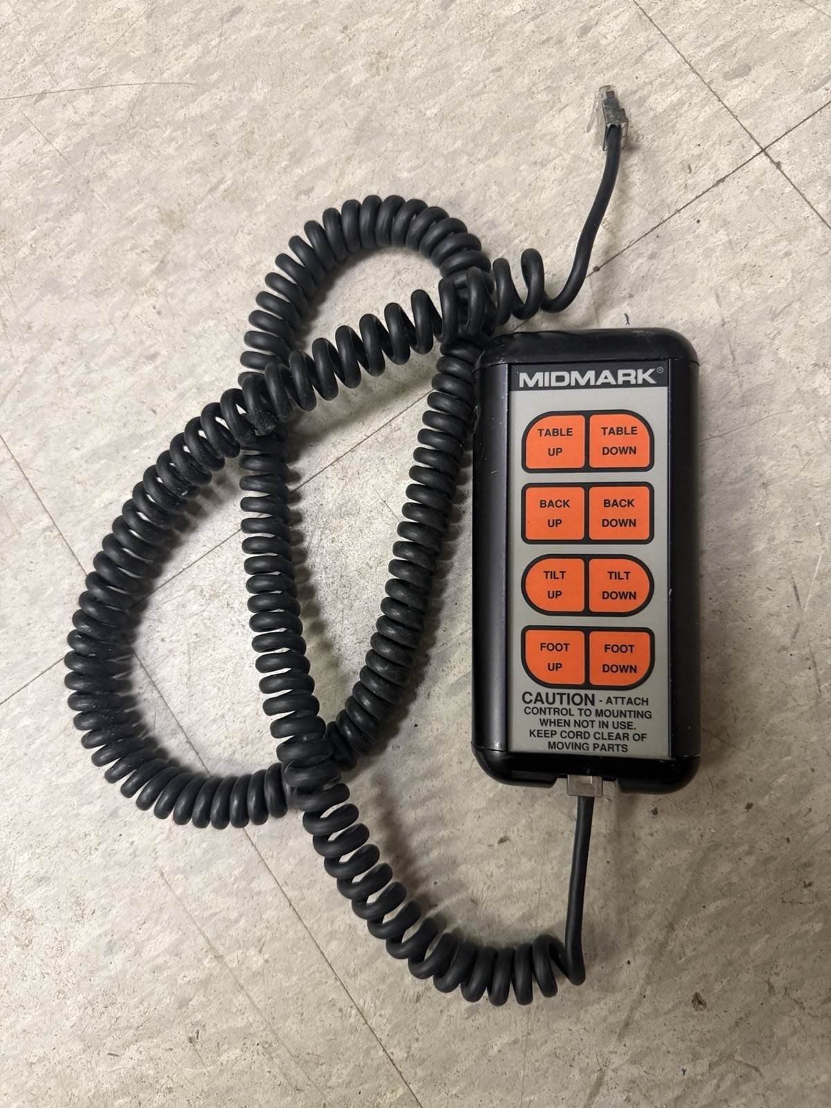 OEM Midmark 411 Procedure Chair Hand Control Pendant Remote - Tested Working