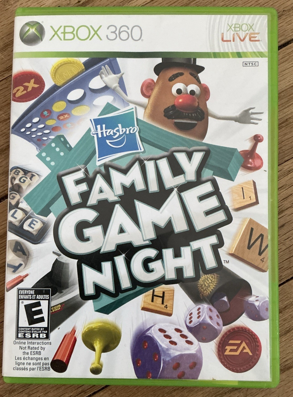 Hasbro Family Game Night Xbox 360 ***CASE ONLY****
