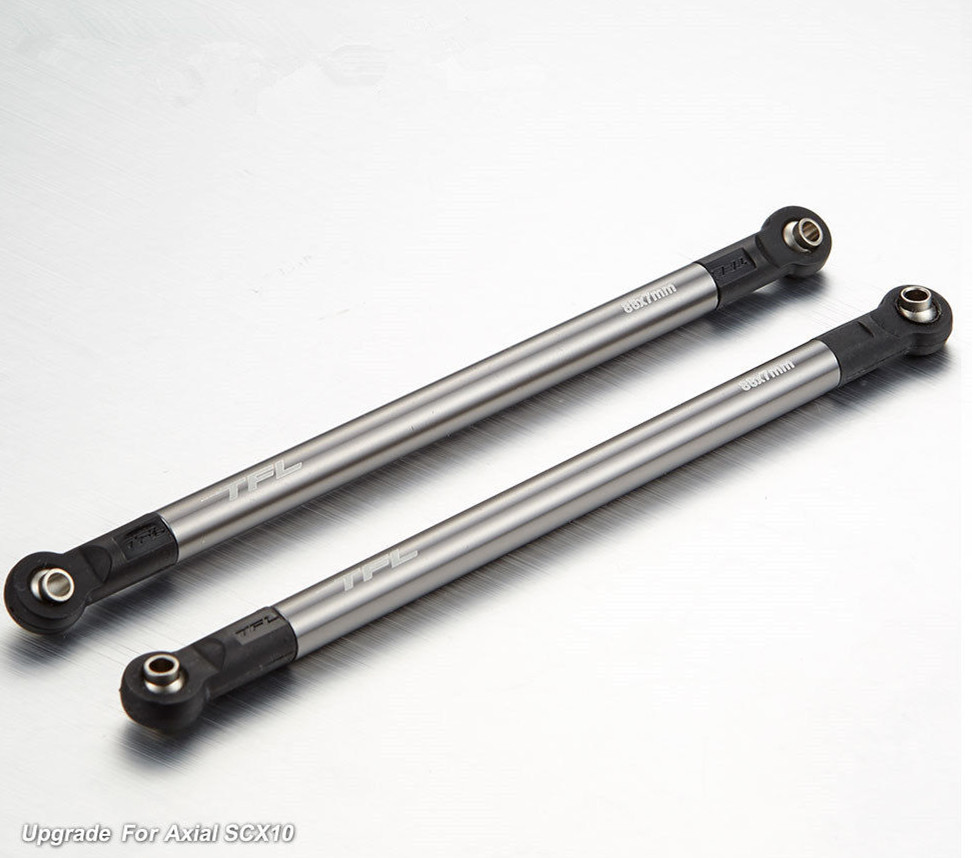2PCS Aluminum Alloy Tie Rod Arm Linkage 114.5/122/129.5mm AXIAL SCX10 RC Car