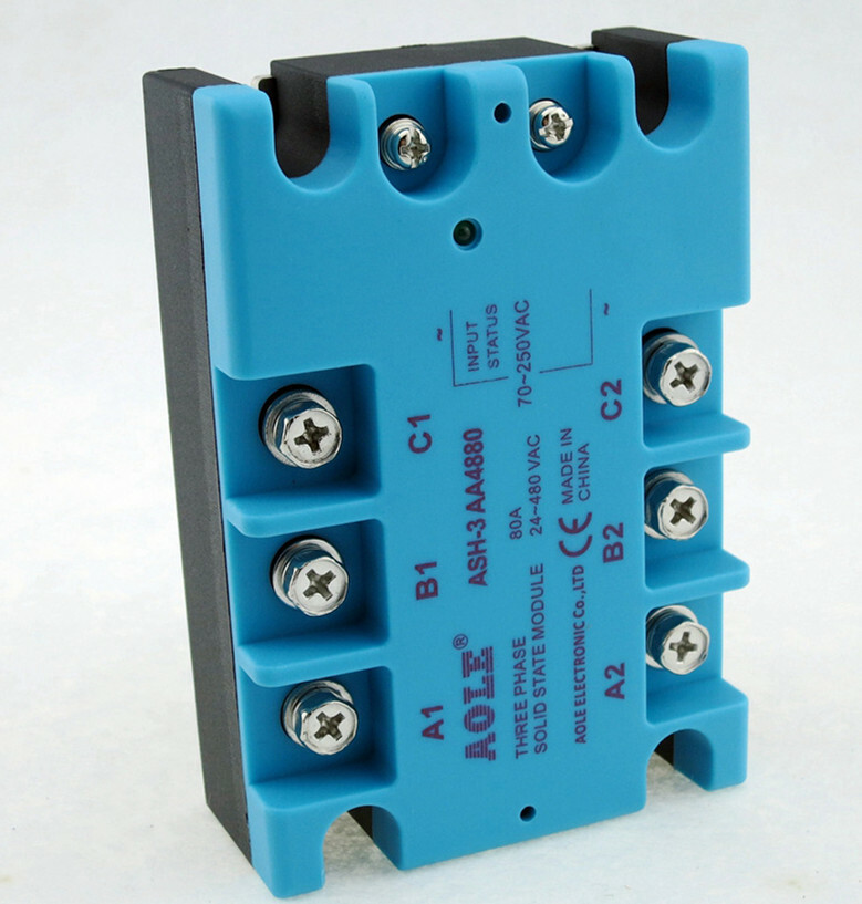 ASH-3AA4860 Three-Phase Solid State Relay AC 60A TSR-60AA 48