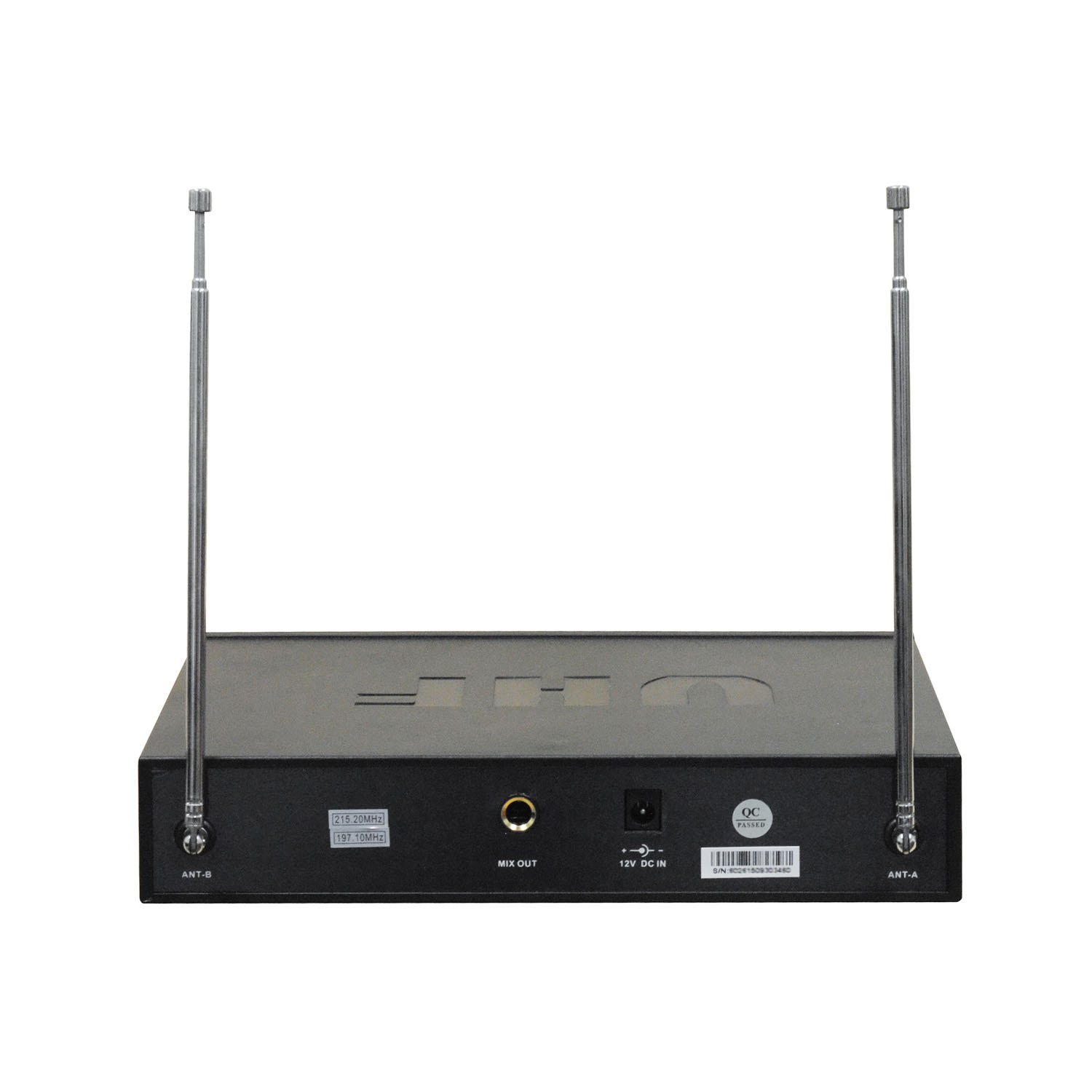 6026V VHF 2 Channel Wireless Microphone with 2 Handheld