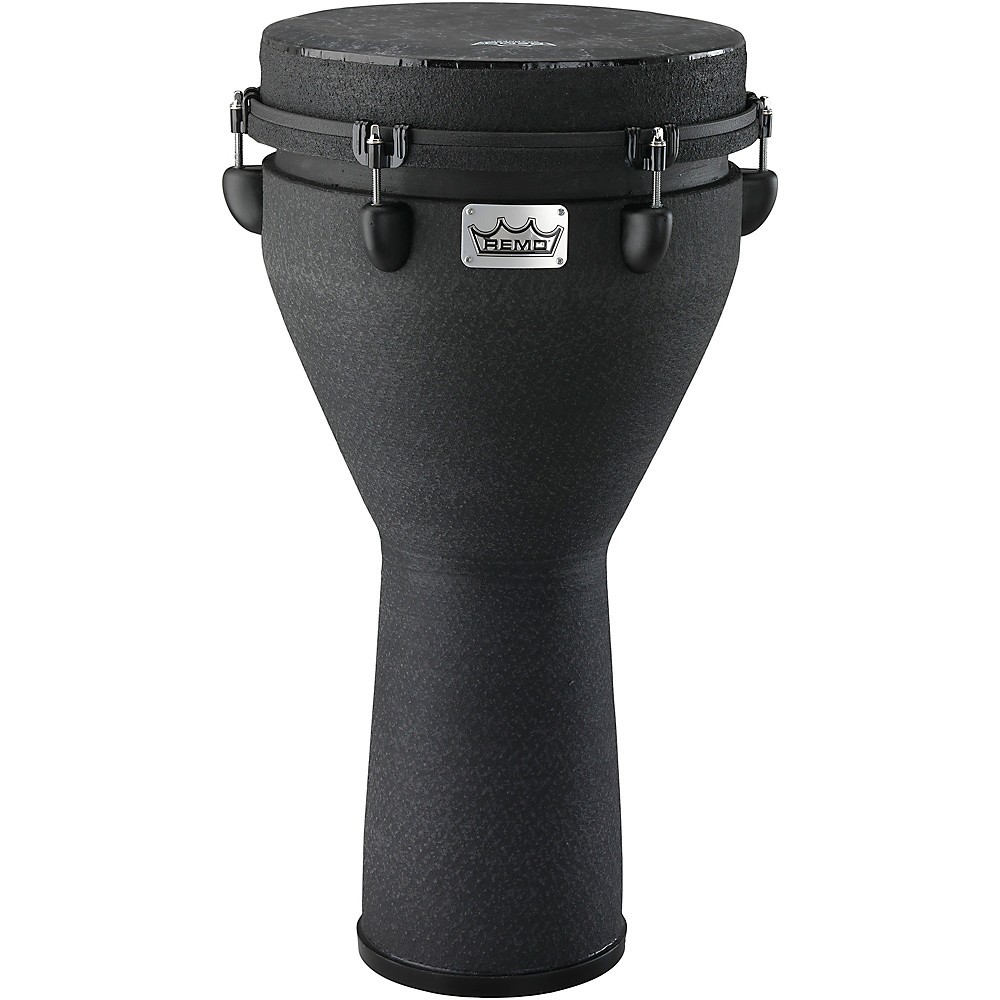 Remo Mondo Designer Series KeyTuned Djembe Black Earth 12x24