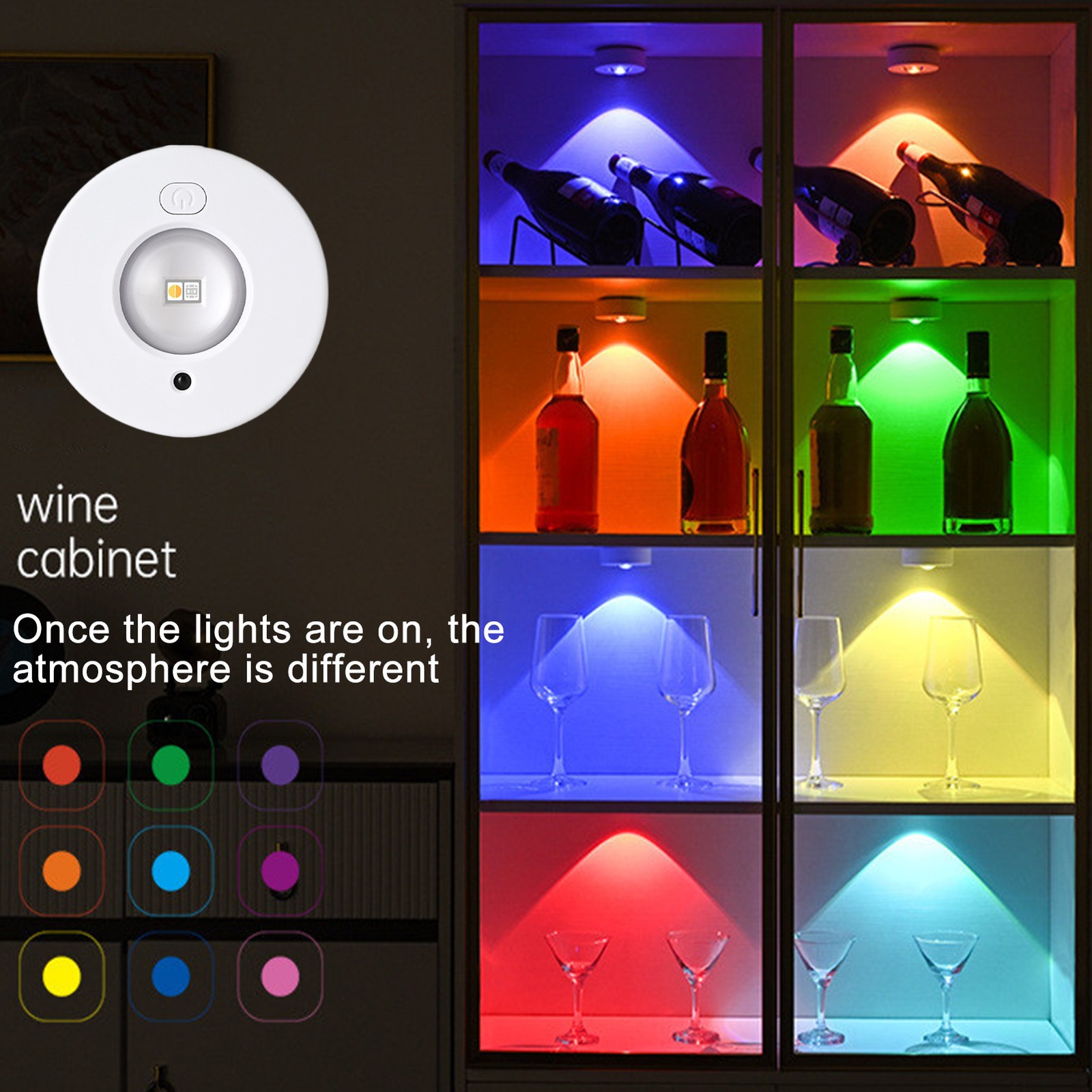 Under Cabinet Lighting Stick On LED Under Cabinet Light 500mAh Dimmable fitting