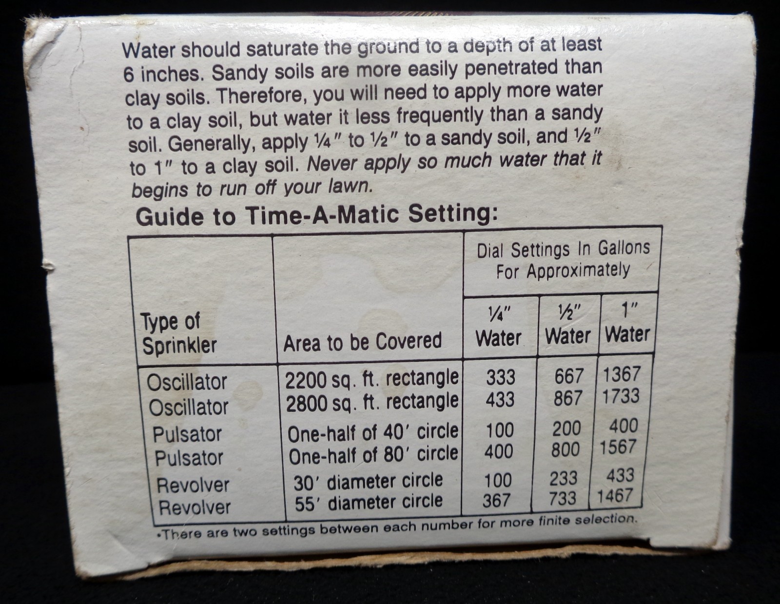 MELNOR Time-A-Matic Automatic Water Timer