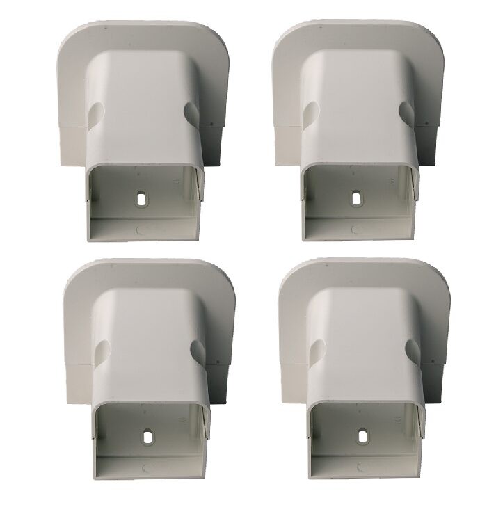 4-PACK Diversitech SpeediChannel 4" 230-SF4 Line Set Soffit Fitting