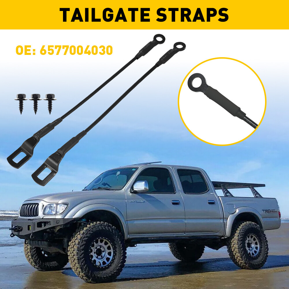Pair Set of 2 Tailgate Tail Gate Cables for 1995-2004 Toyota Tacoma Pickup Truck