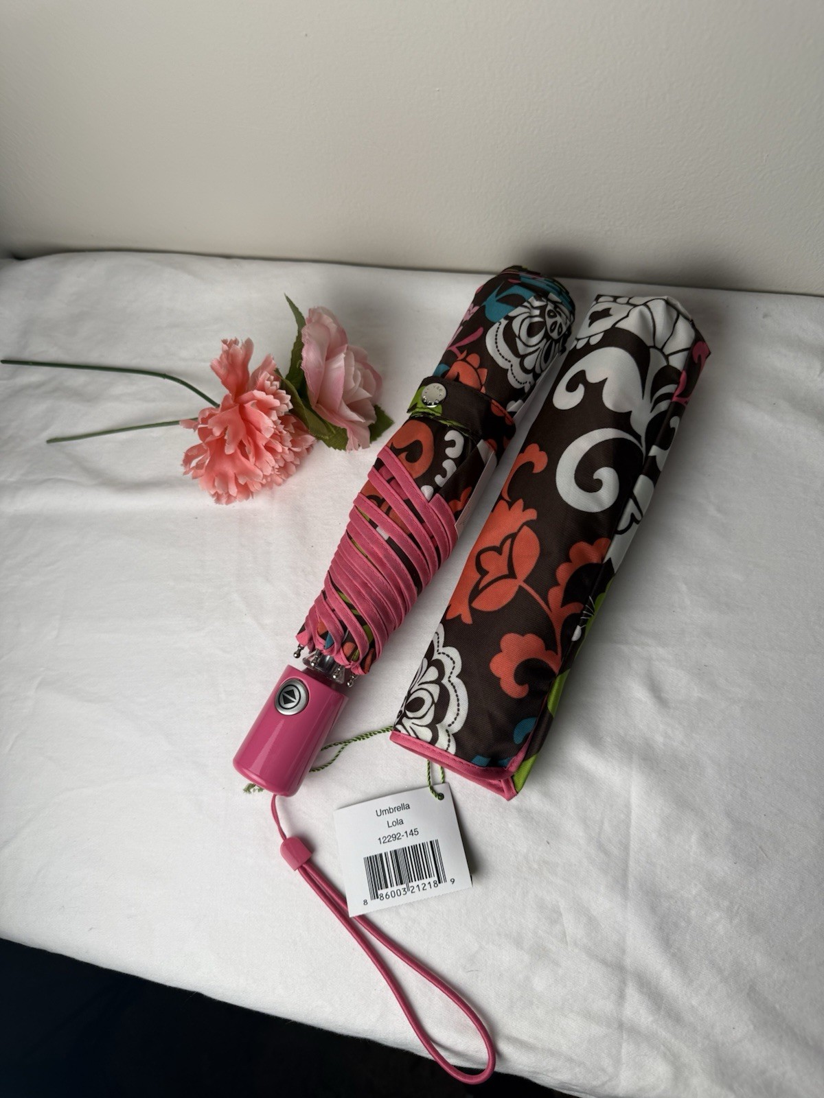 Vera Bradley Lola Automatic Umbrella NWT RETIRED Rare 🌸