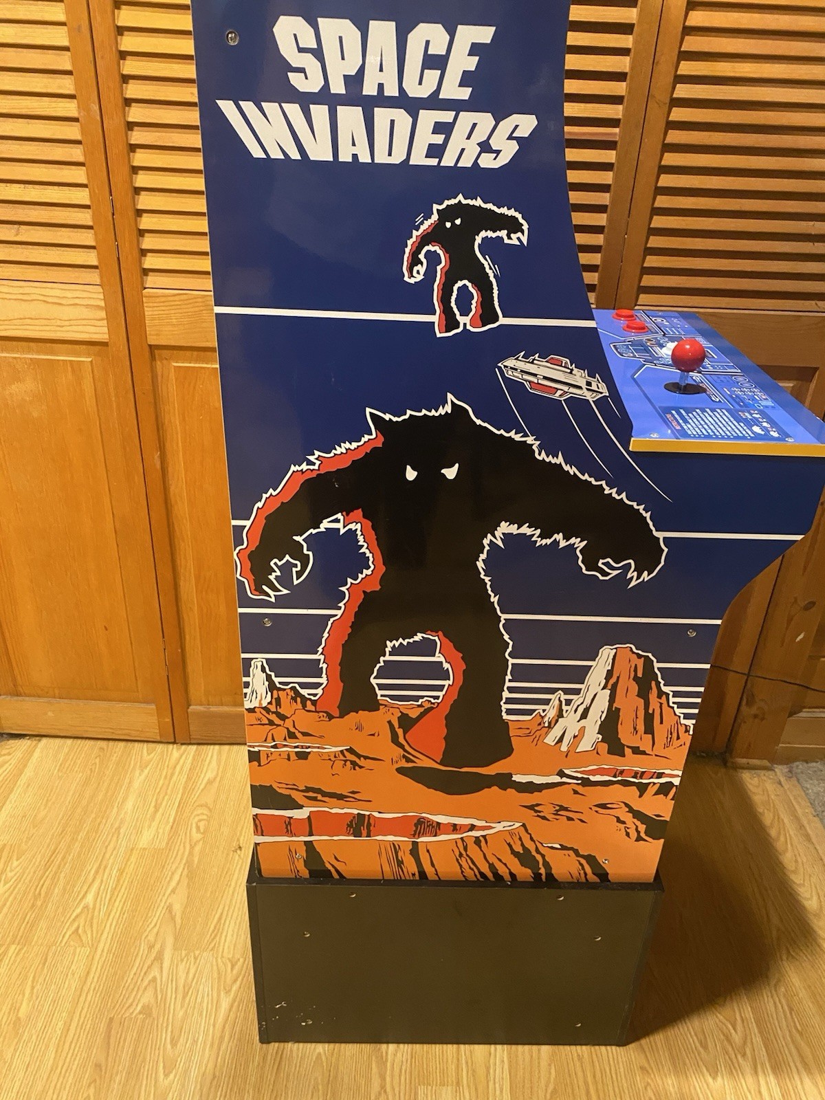 Space Invaders Arcade 1 Up Game Machine Taito Taitronics