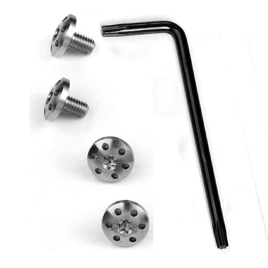 Heavy Duty CNC Stainless Steel Grip Screws With T8 Torx Key for Beretta 92FS M9