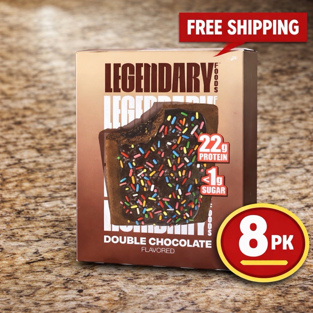 Legendary Foods 22g Protein Pastry Double Choclate 1g Sugar 8 Pack 5/3/26