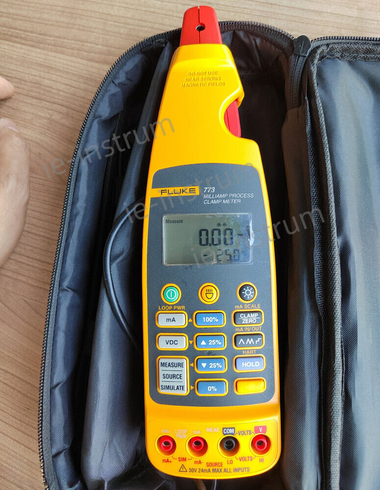 Fluke 773 Milliamp Process Clamp Meter 4 to 20 mA Signals Provide Loop Power-*