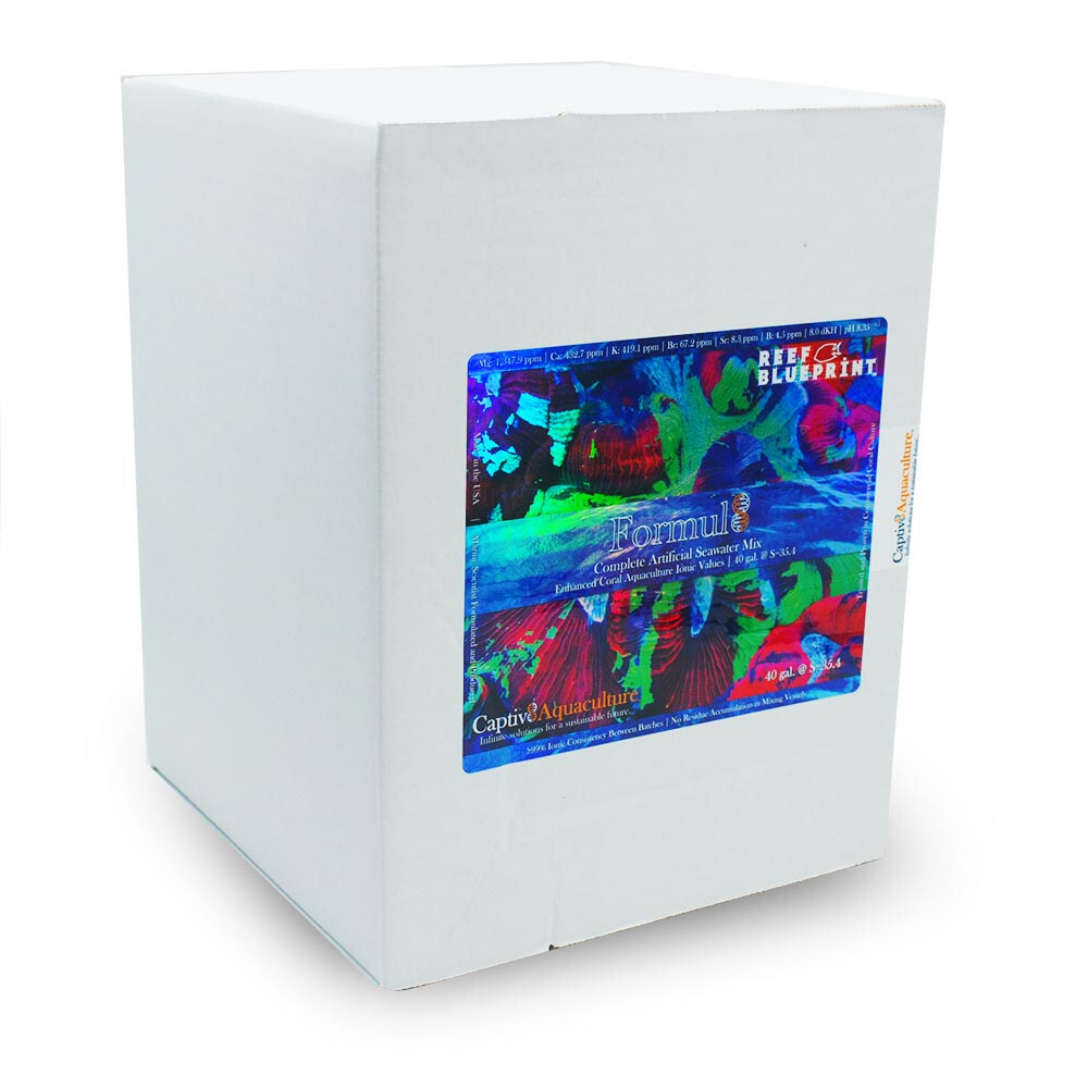 Formul8 Reef 40-Gallon Engineered Sea Salt Mix - Reef Blueprint