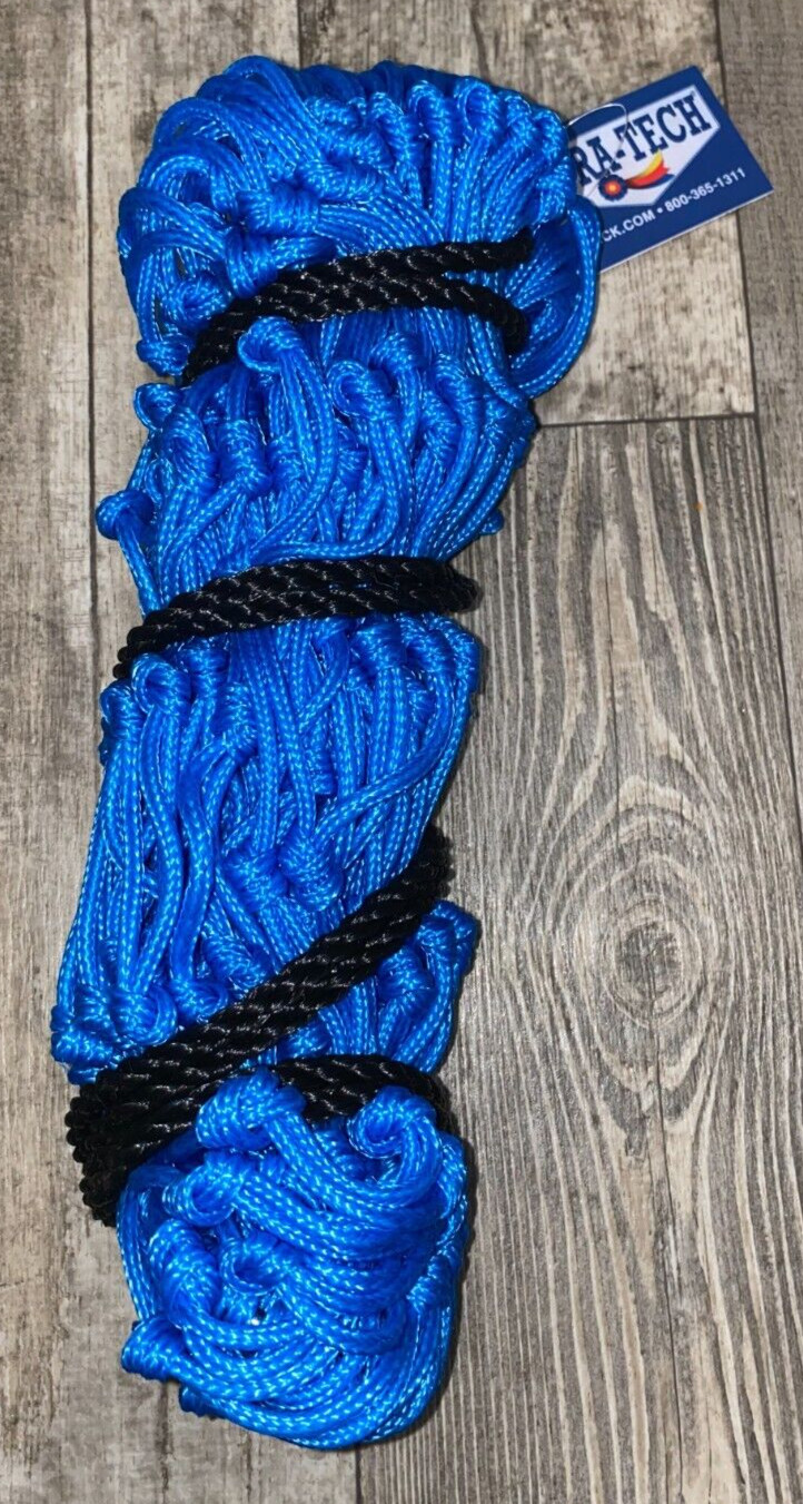 NWT DURA-TECH SS TACK SCHNEIDERS SLOW FEED POLLY HAY NET 45'' ROYAL BLUE 1 1/2''