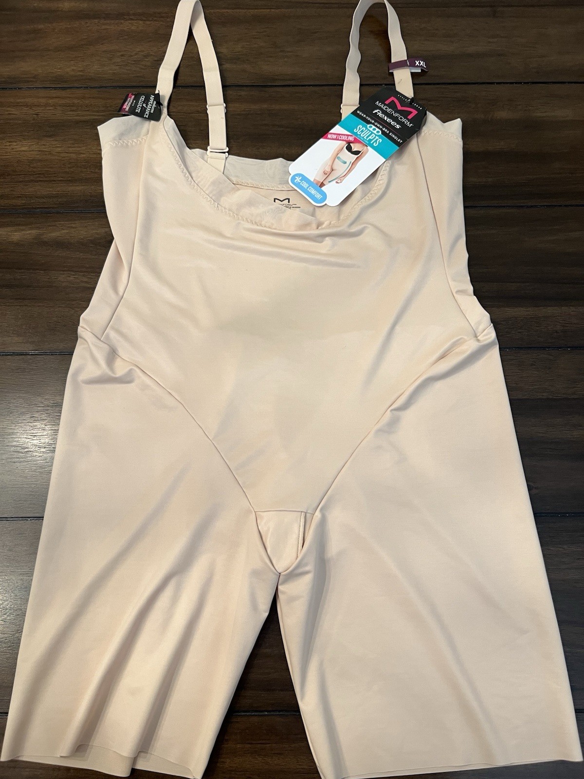 Maidenform Flexees Sculpting Wear Your Own Bra Singlet Shapewear Size 2xl