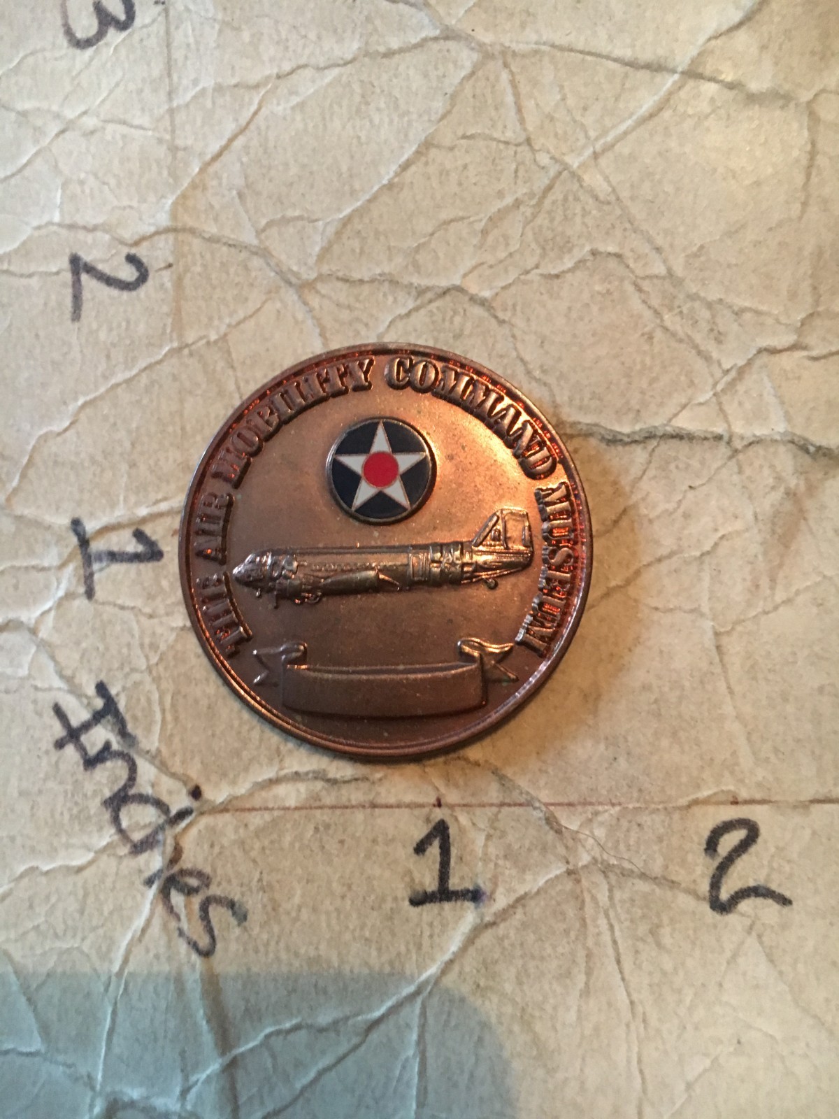 USAF Air Mobility Command Museum engravable Challenge Coin 9/9/25