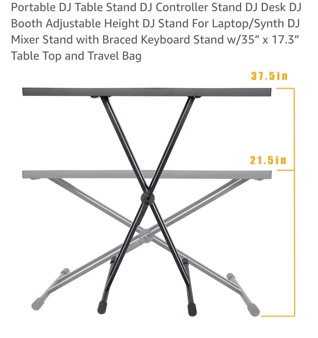 Sardoxx Portable Dj Table Top And Travel Bag Sd007