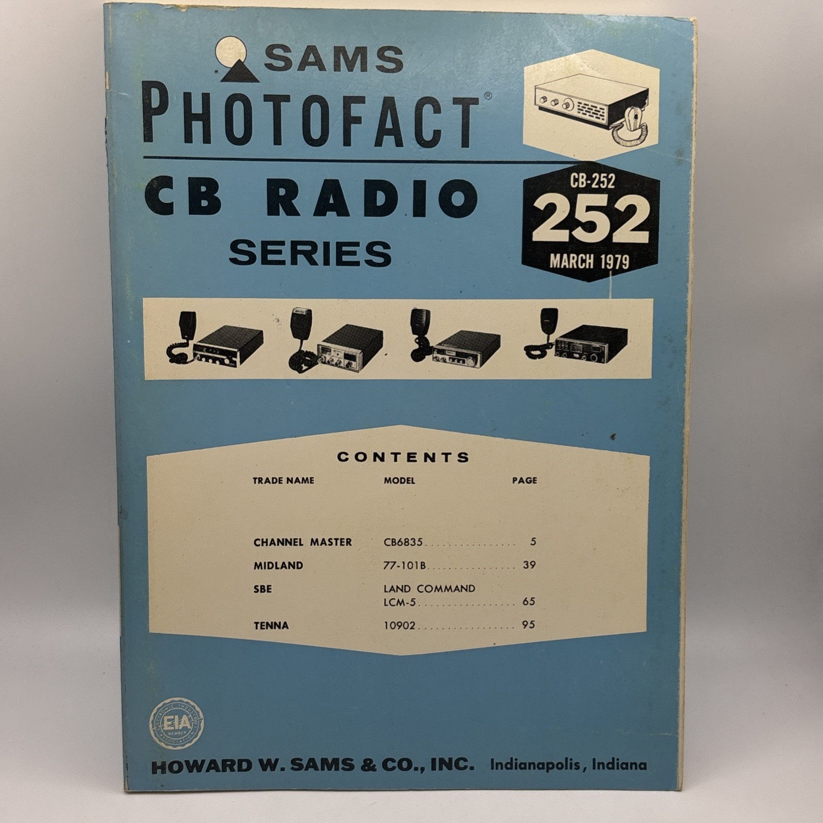 SAMS Photofact CB Radio Series Manual CB 252 March 1979