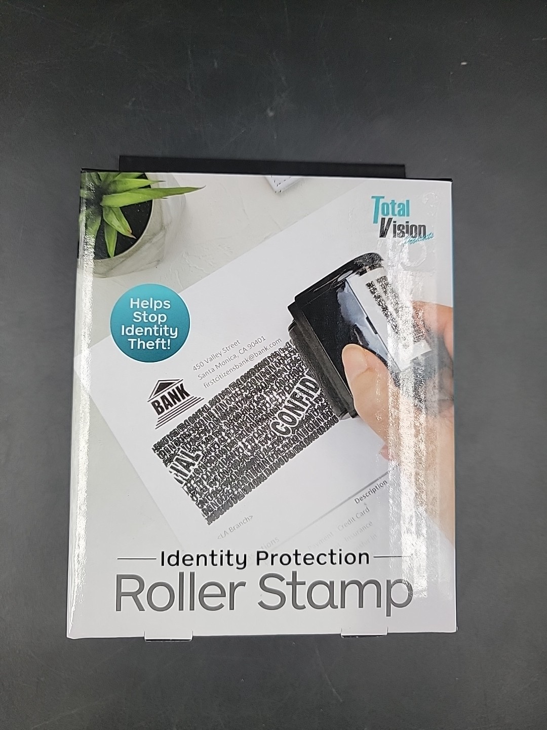 Identity Theft Protection Roller Stamp