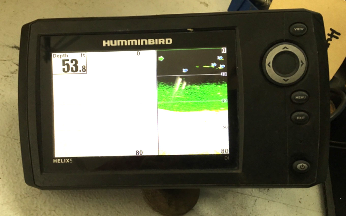 Humminbird Helix 5 DI Fish Finder w/Transducer & Base No Power Cable