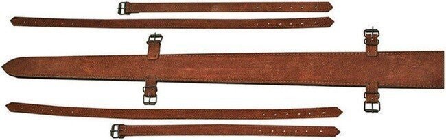 Sheath One Piece Brown Ambidextrous Leather/Straps Construction - SHE-660231