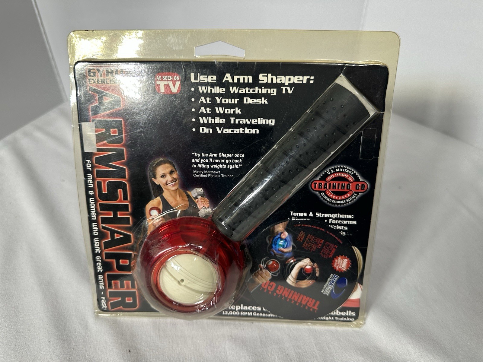 Gyro Exerciser Armstrong Arm Shaper DYNAFLEX w/ Disk Sealed NIB
