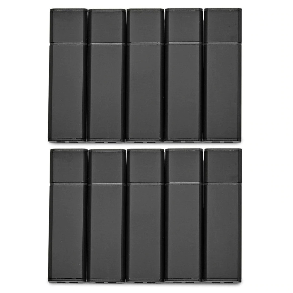 Fast High Performance Aluminum Stick 10-Pack USB 2.0 Flash Drive Thumb Drive