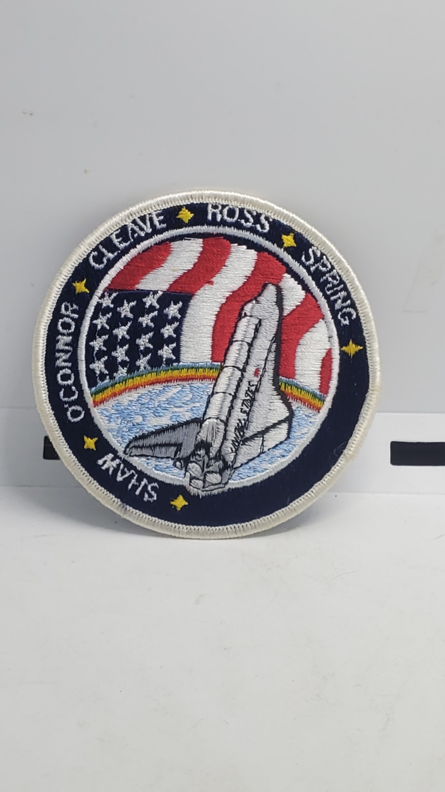 NASA Space Shuttle Patch 4"- shaw o'connor cleave ross spring