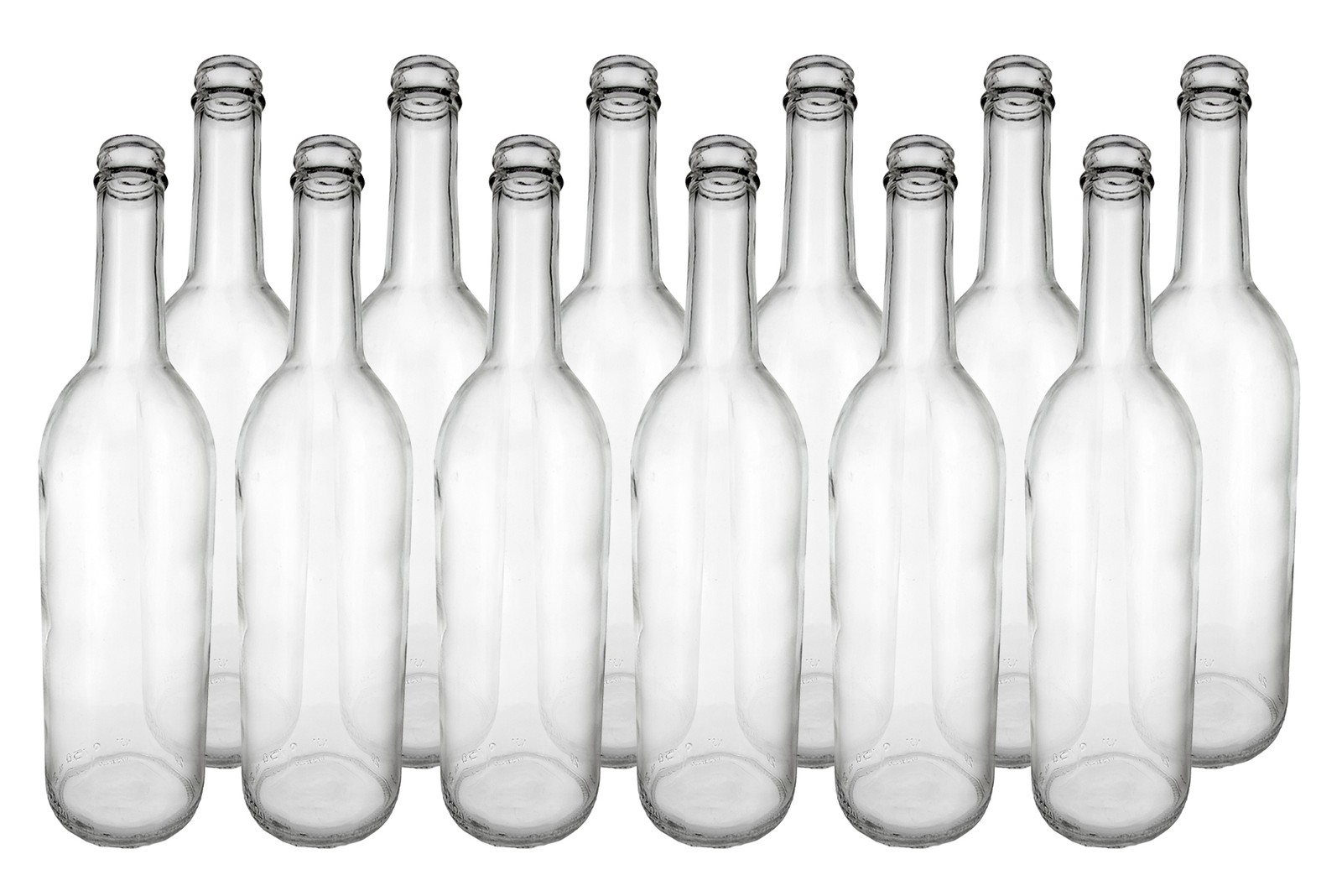 Home Brew Ohio Clear 750ml Bordeaux Screw Top Bottles Case of 12