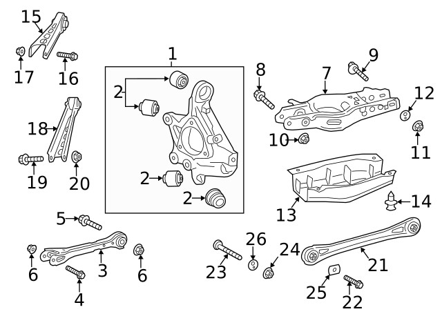 Genuine GM Knuckle 84520222