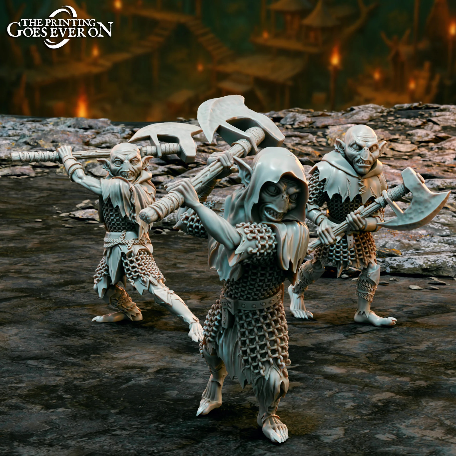 Goblin Stalkers - Resin Tabletop Miniature