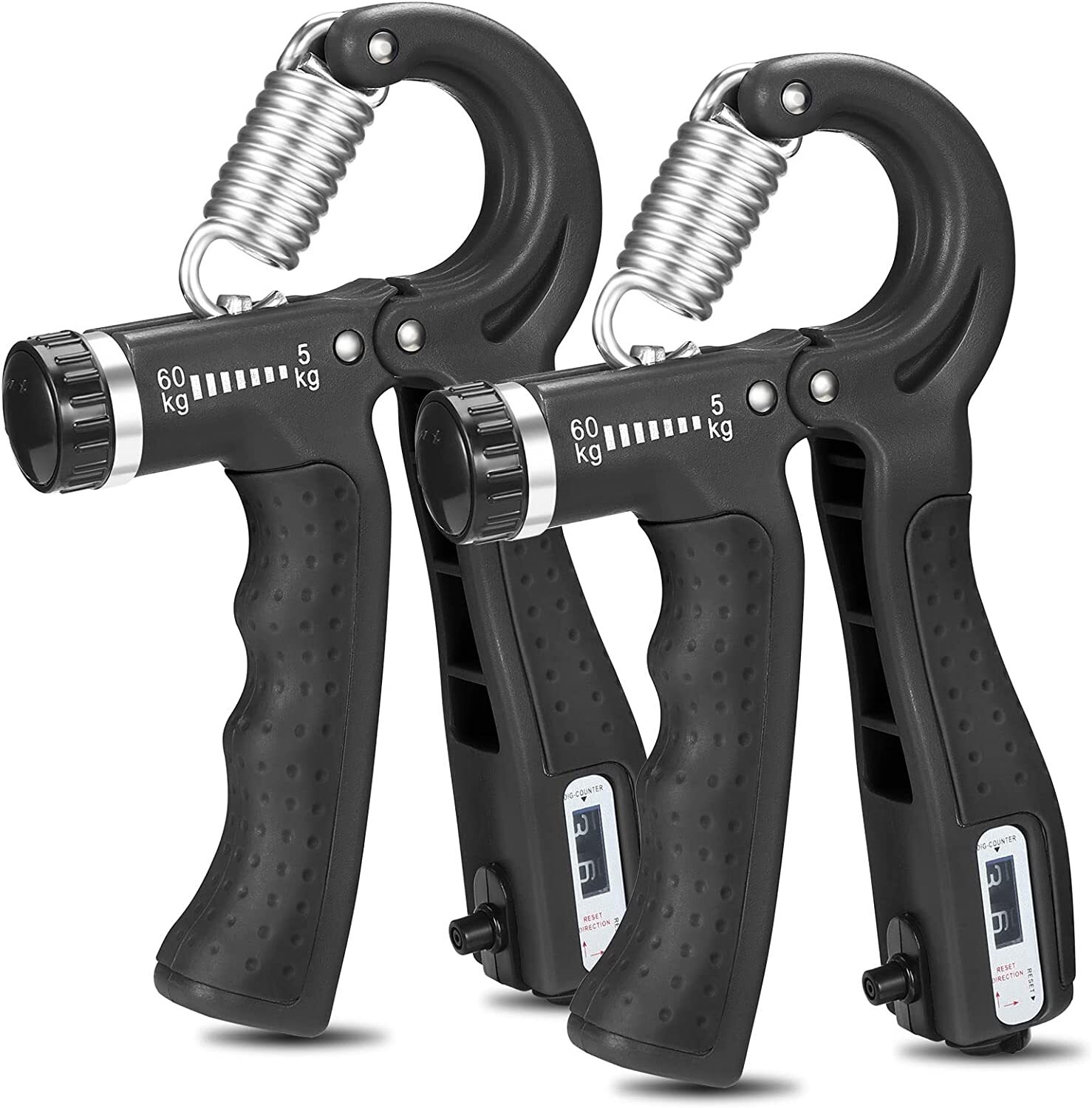 Hand Grip Strength Power Trainer Gripper Strengthener Adjustable Automatic Count