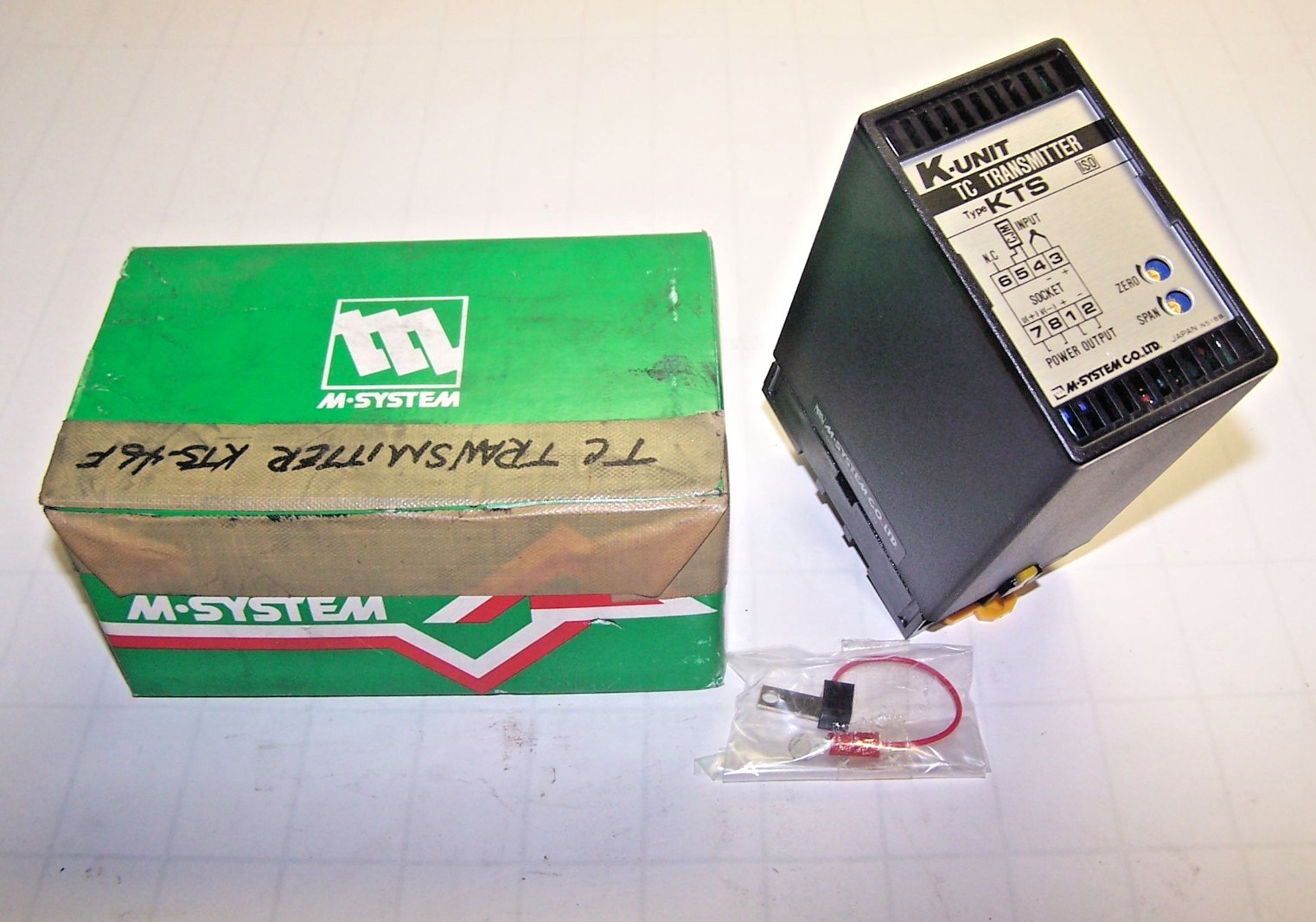 New M-System K-Unit TC Transmitter With Base  KTS-46-F