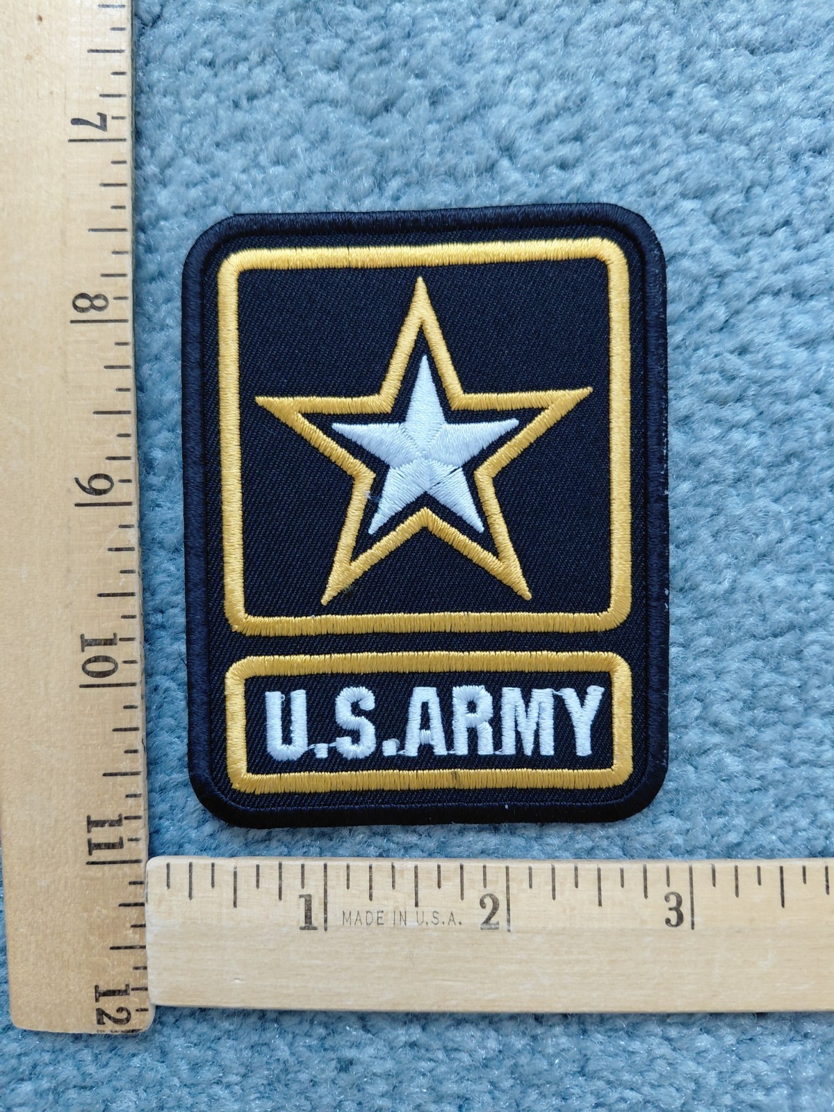 U.S. UNITED STATES ARMY MILITARIA IRON ON PATCH free shipping