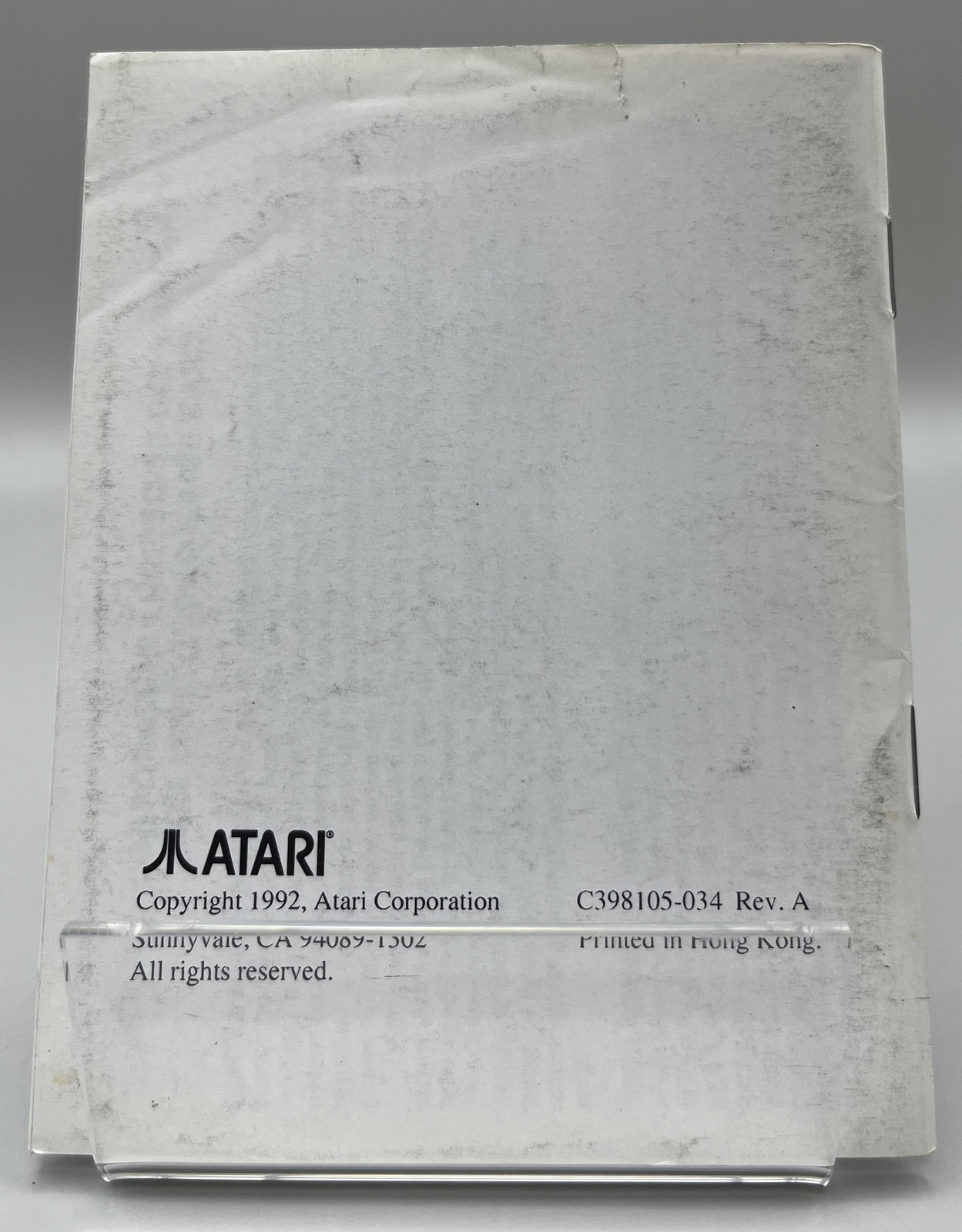Basket Brawl (Atari Lynx, 1992) Manual Only