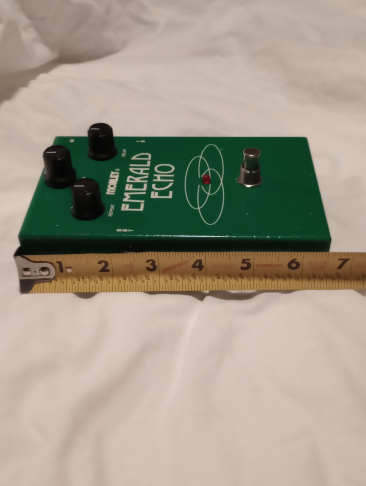 Morley Emerald Echo 1997 Vintage Analog Reverb Delay Effect Pedal