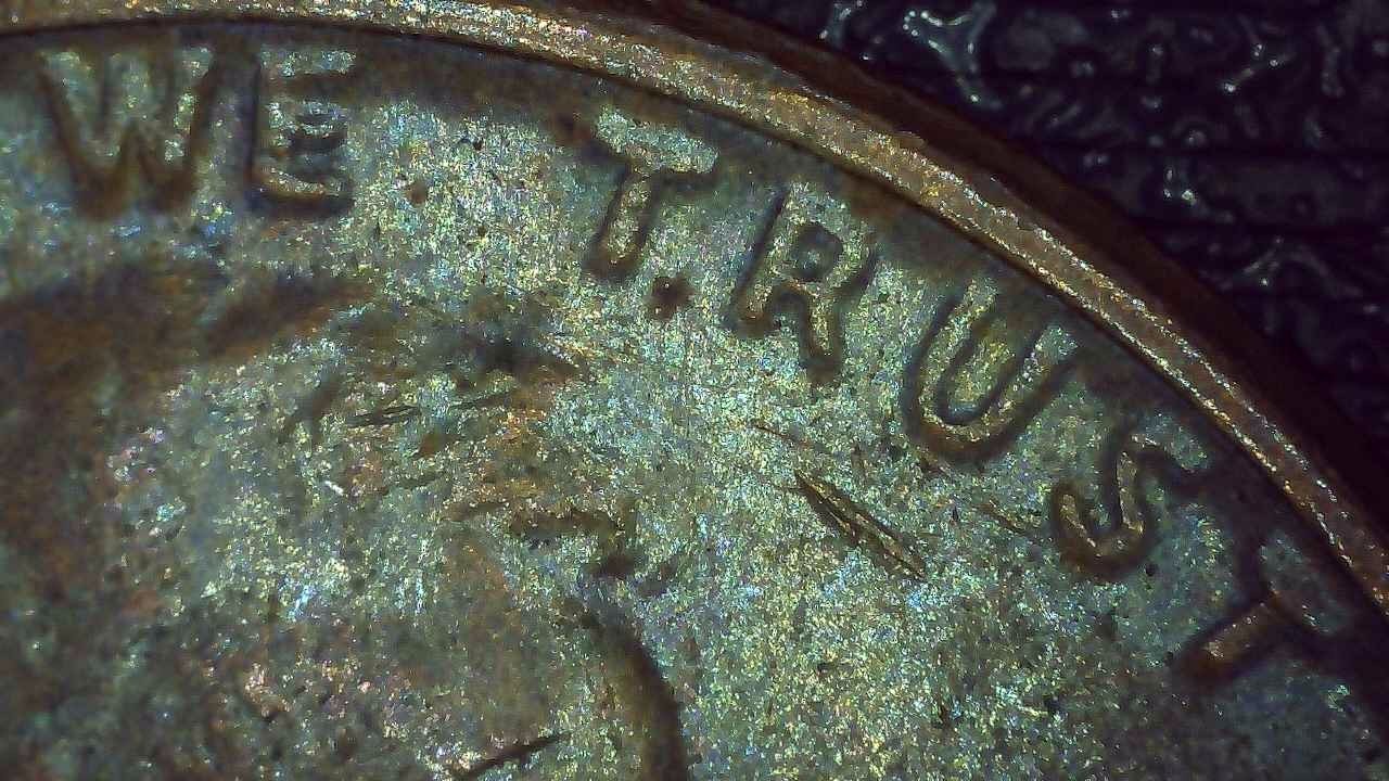 1974 D Lincoln Penny toned