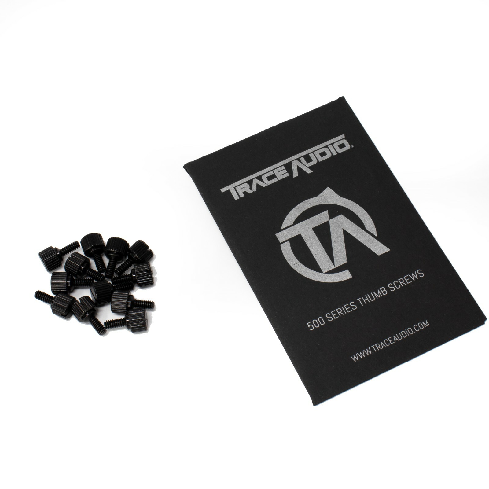 Trace Audio 500 Series Thumb Screws 12 Pack Metric M3 Threads Black