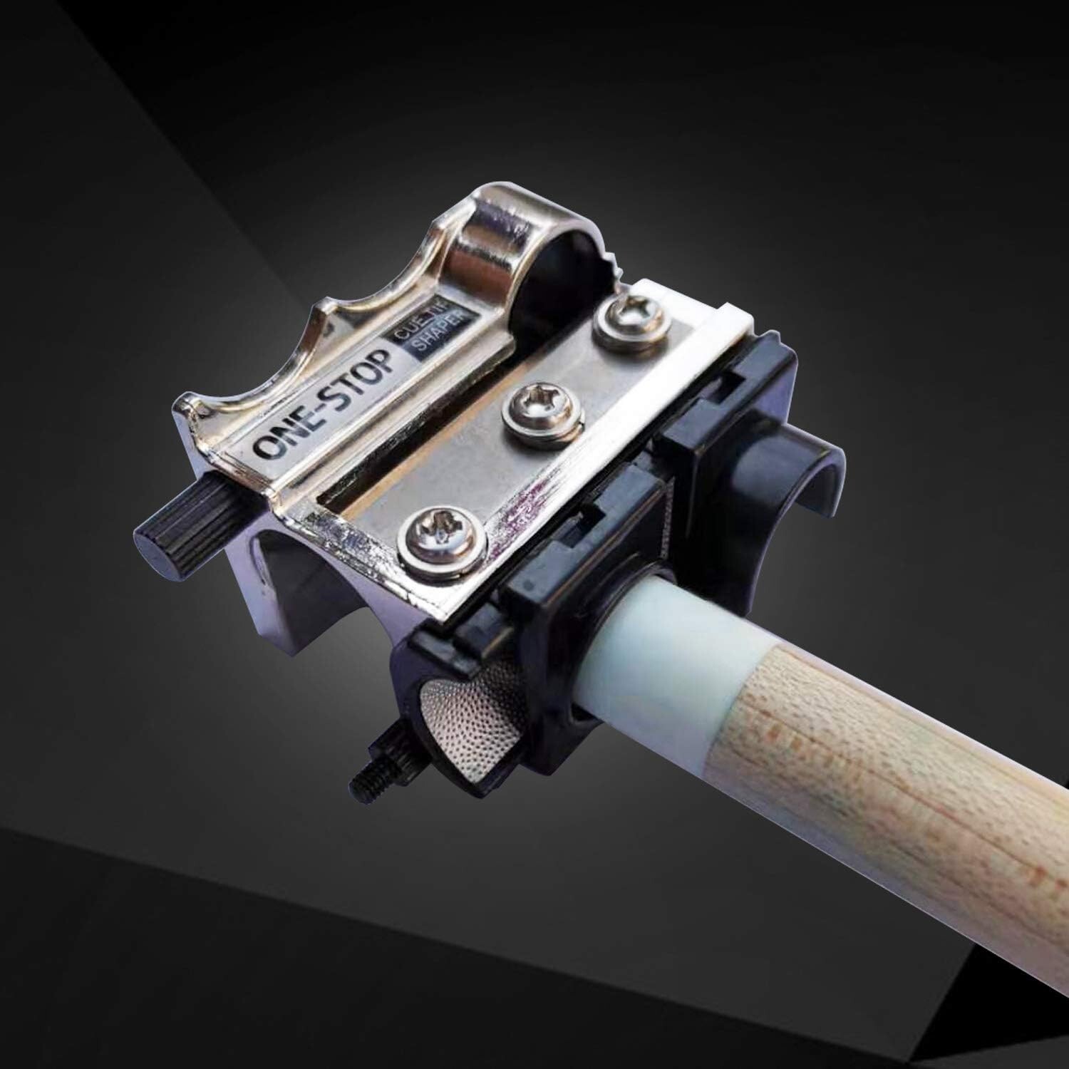 Versatile Billiard Tip Repair Tool - Shape and Maintain Your Cue Effortlessly
