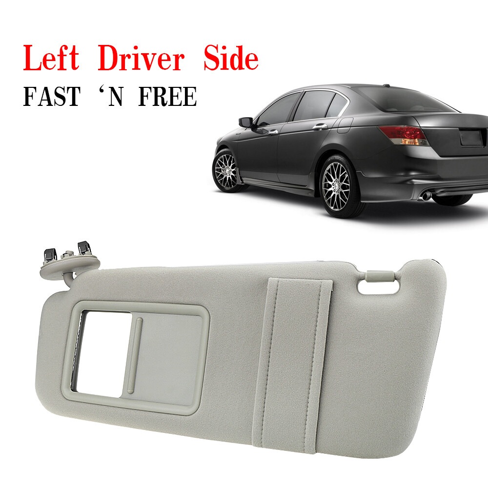 Beige Driver Sun Visor for 2007 2008 2009-2011 Toyota Camry W/O Vanity Light OA